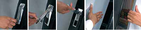 Unique 'Flipper'Opening Action, easy to open cabinet doors Unique 'Flipper'Opening Action, easy to open cabinet doors